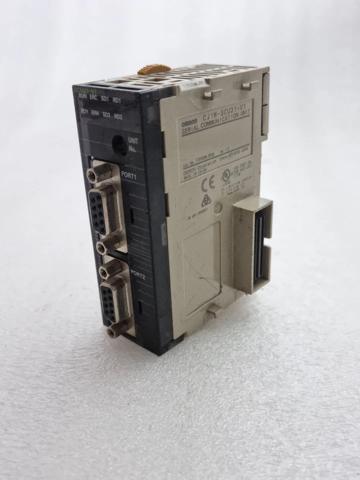 Omron CJ1W-SCU21-V1 Serial Communication Unit Ver 1.3 CJ1WSCU21V1(Used)